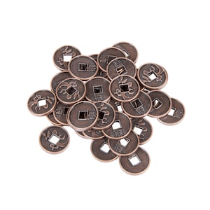 Pièces de jeu sur le thème du Japon - Minuscules 15 mm (paquet de 18)