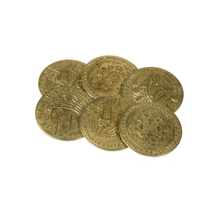 Pièces de jeu sur le thème Early English Kings - Jumbo 35 mm (paquet de 6)