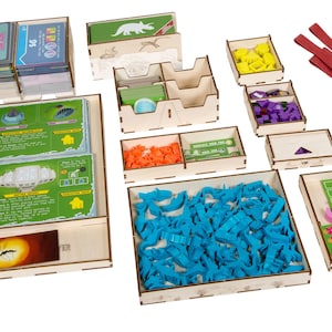 Compatibele game-organizer met volledig vloeibare dinosaurus-eilanden