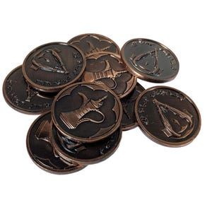 Monedas de fantasía: cobre del gremio de asesinos