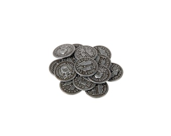Renaissance Themed Gaming Coins - Small 20mm (15-Pack)