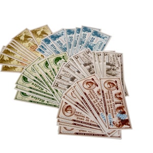 Papier Spielgeld - berühmte Frauen