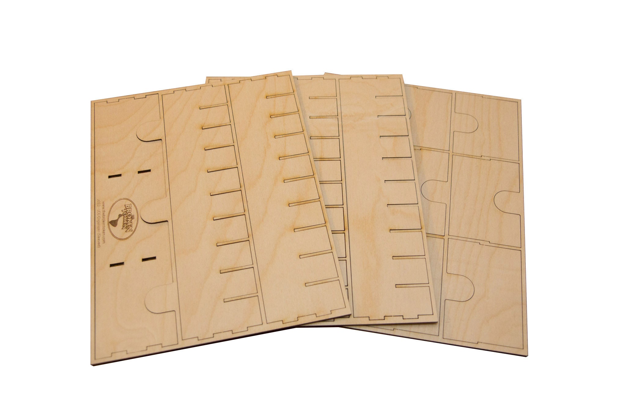 Sleeved Card Game Organizer Insert For Standard Box 29 X 29 Cm