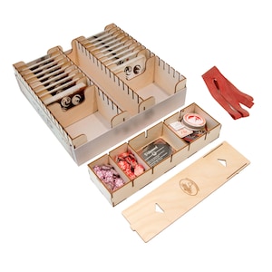 Organizador compacto para jogos de cartas