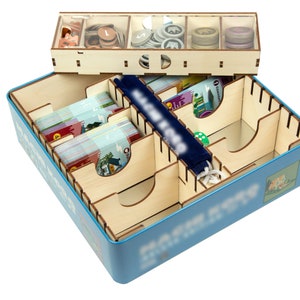 Machi Koro Deluxe Edition Compatible Game Organizer