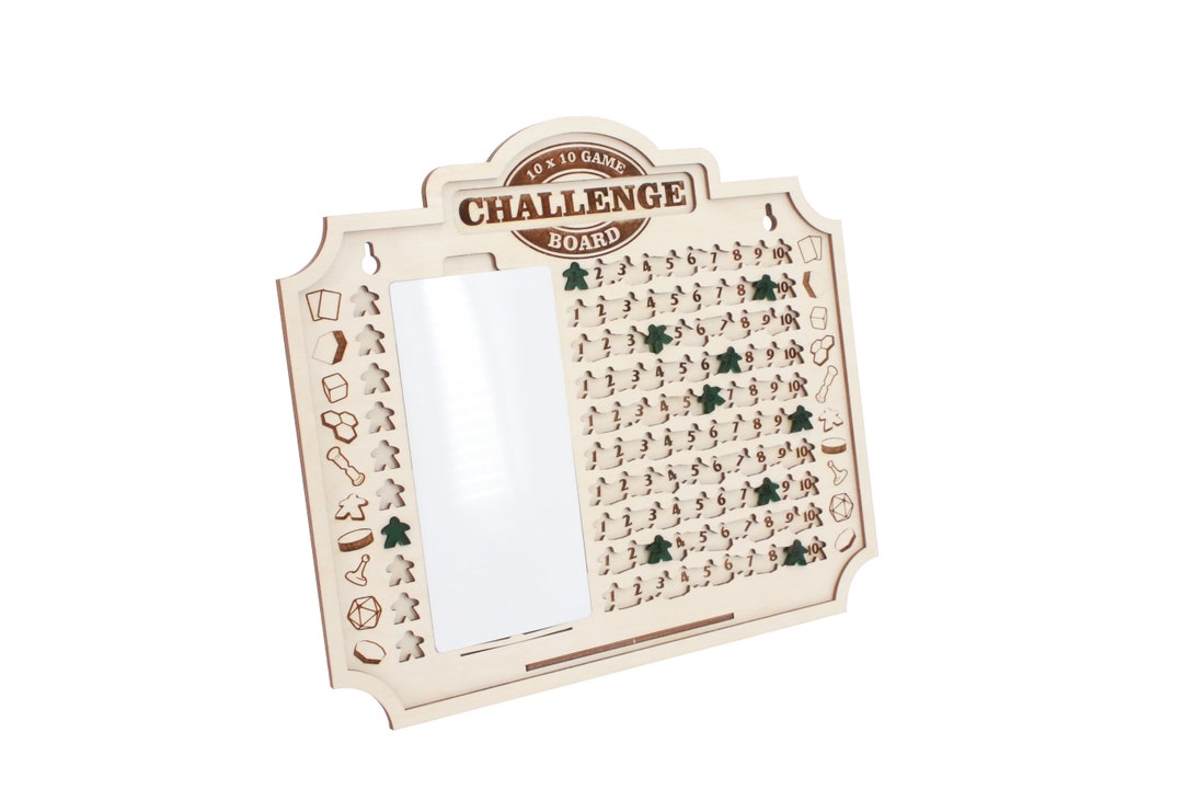 10x10 Challenge Board - DIY Kit - Etsy
