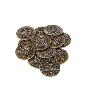 Chinese Themed Gaming Coins - Medium 25mm (12-Pack)