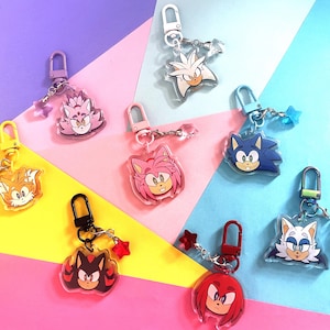 Sonic and Friends Phone Charms