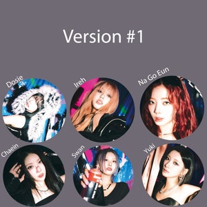 Purple Kiss &quot;BXX&quot; Non-Transparent Fan / Picket / Image Picket