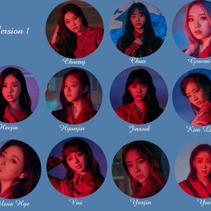 Bottoni Pinback LOONA / Bottoni KPOP