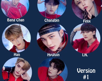 Stray Kids &quot;NOEASY&quot; Pinback Buttons