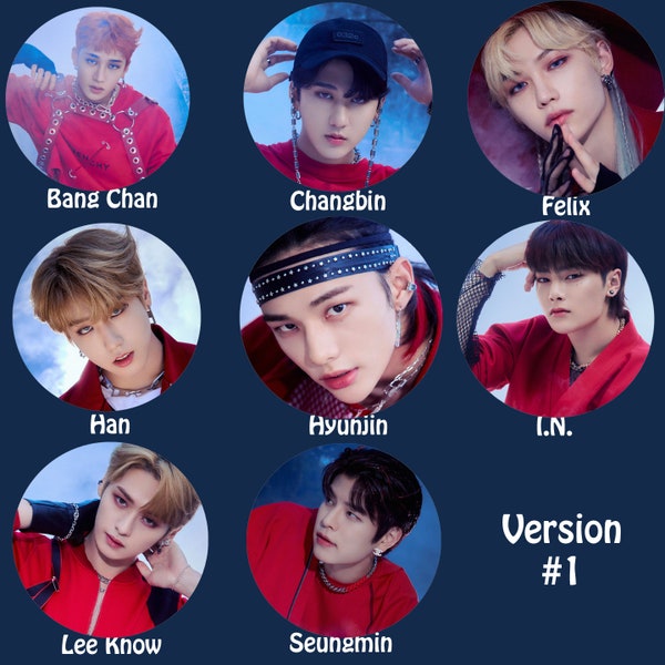 Stray Kids "NOEASY" Pinback Buttons