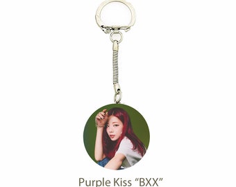 Porte-clés membre « BXX » Purple Kiss