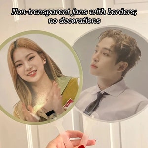 Custom Kpop Idol Fan / Picket Border only