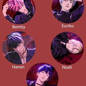 アイドル PLAVE EMBLEM PIN BADGE plave ktwon4u Can Badge Pin Badge