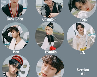 Stray Kids "Maxident" Pinback Buttons