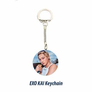 EXO Kai &quot;Adult Swim/Wait On Me&quot; / &quot;Rover&quot; Keychain