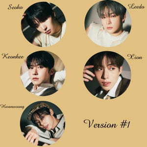 ONEUS "Dear.M" / "Now" Pinback Buttons