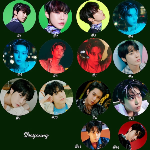 NCT127 "Sticker" Pinback Buttons