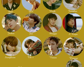 Seventeen &quot;Heng:garae&quot; Non-Transparent Fan / Picket