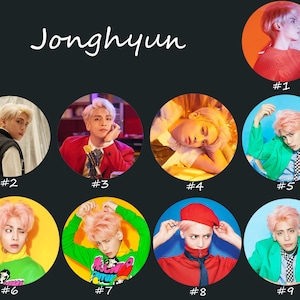 Jonghyun Pinback Buttons