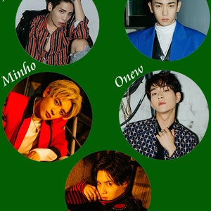 SHINee &quot;1 of 1&quot; Pinback Buttons