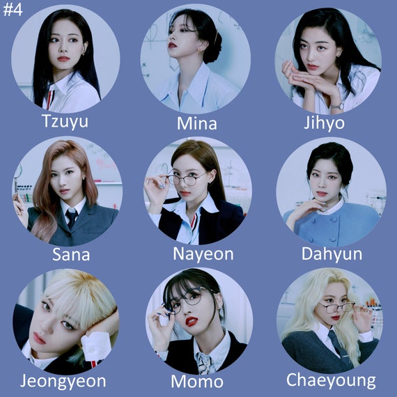 TWICE Members Diagram