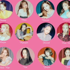 LOONA "[&]" Bottoni con spilla