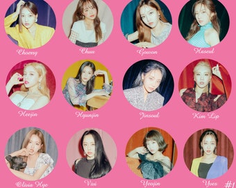 LOONA &quot;[&]&quot; Pinback Buttons