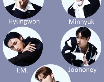 Monsta X "Shape of Love" Pinback Buttons