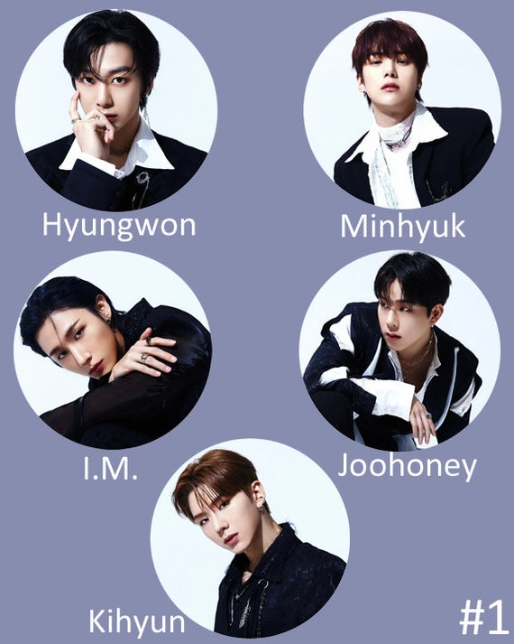 Monsta X shape of Love Pinback Buttons -  Norway