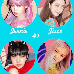 Blackpink &quot;Ice Cream&quot; Pinback Buttons