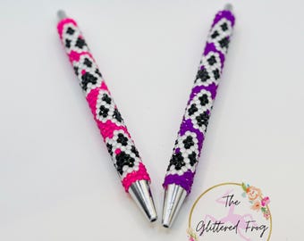 Paw Print Rhinestone Pen