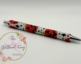Pumpkin Rhinestone Pen