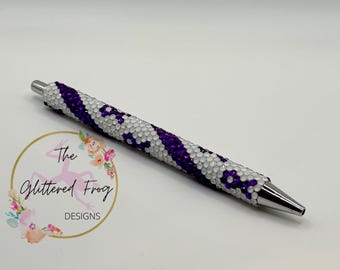 Awareness Ribbon Rhinestone Pen