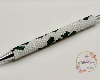 Monstera Leaf Rhinestone Pen