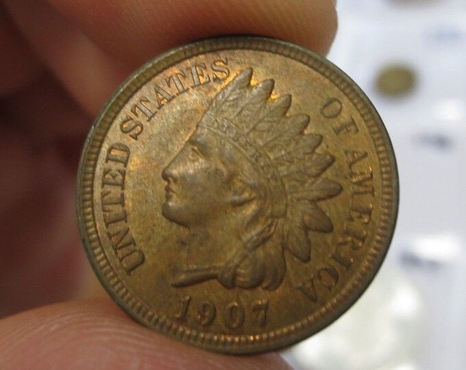 798 1907 Indian Head Cent CH-BU RB