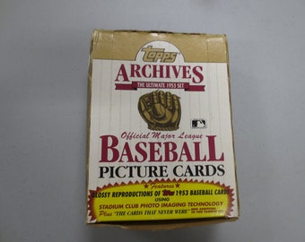 1 - 1991 Unopened Box of 1953 Topps Archives (36 Packs per Box)