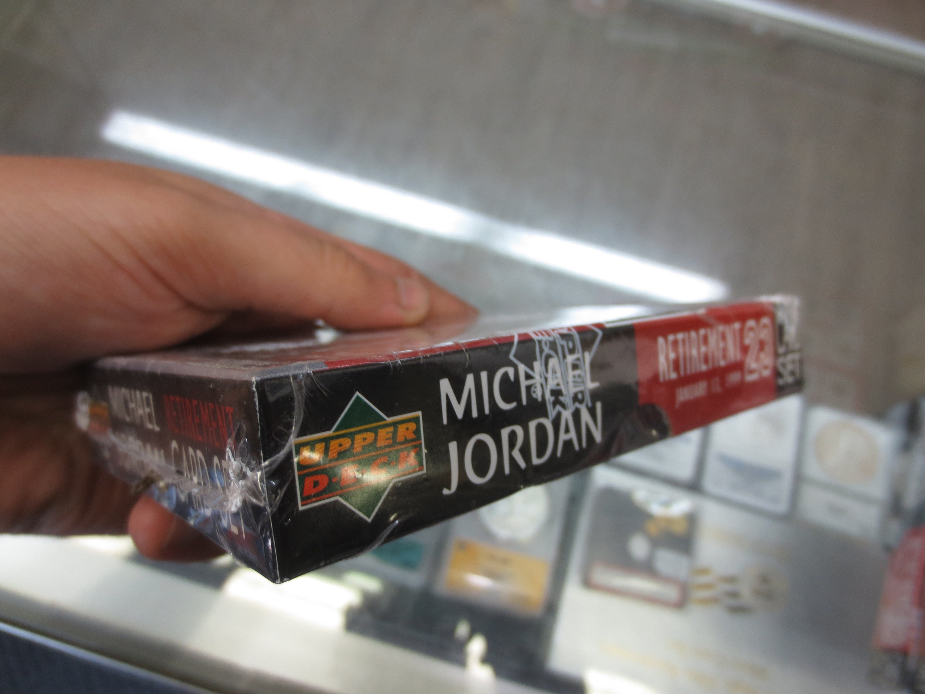 1 - 1999 Upper Deck Michael Jordan Retirement 23 Card (3 1/2 X 5