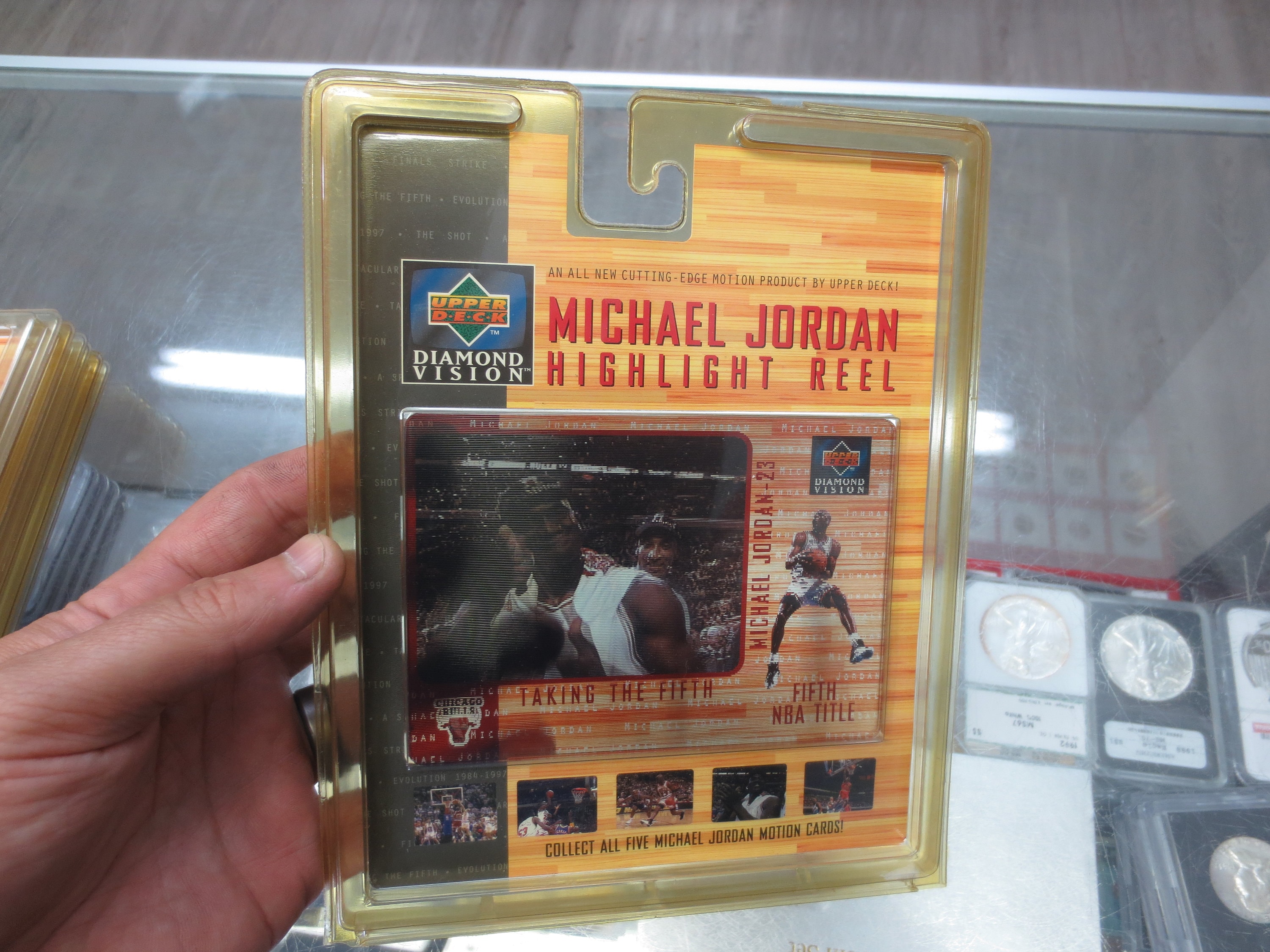 1 - 1997 Upper Deck Michael Jordan Highlight Reel Motion Vision 