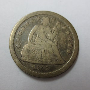 1842 Seated Liberty Dime CIRC