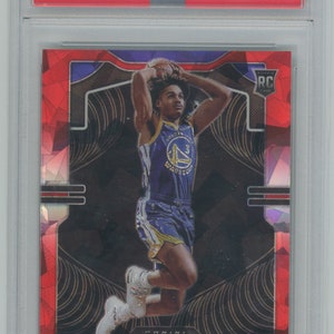 2019 Panini Prizm Jordan Poole Red Ice #272 (RC) PSA 9