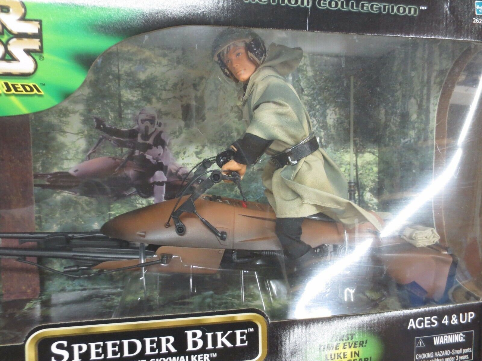 Hasbro Star Wars Power of the Jedi Speeder Bike W/ Luke Skywalker