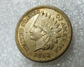 1863 CN Indian Head Cent (Nice Coin)