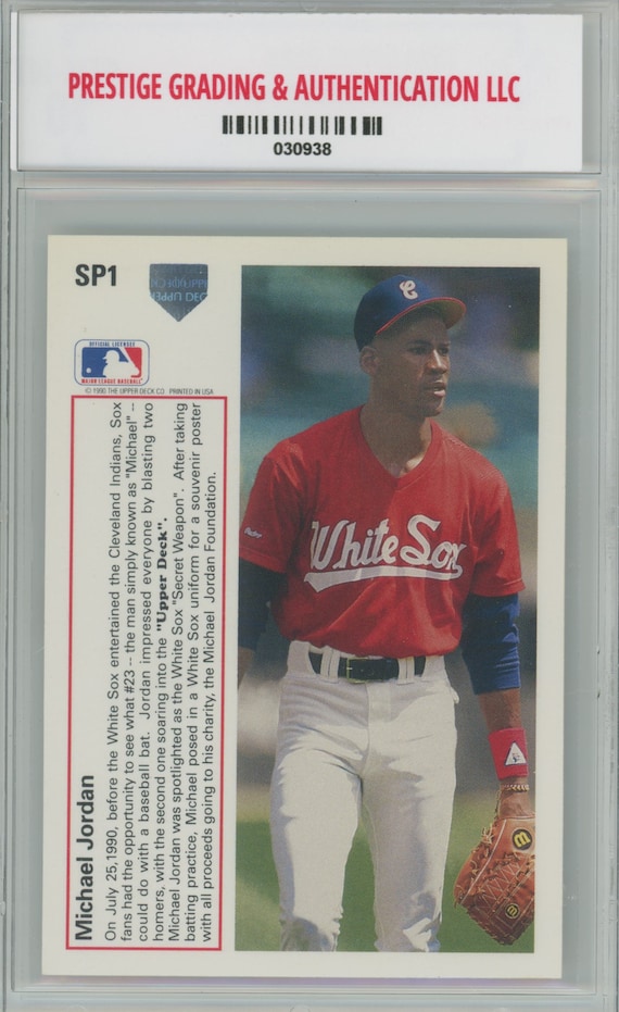 1 - 1991 Upper Deck Baseball MICHAEL JORDAN #SP1 Graded Gem Mint