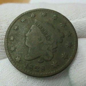 1828 (Small Wide Date) Coronet Head Large Cent