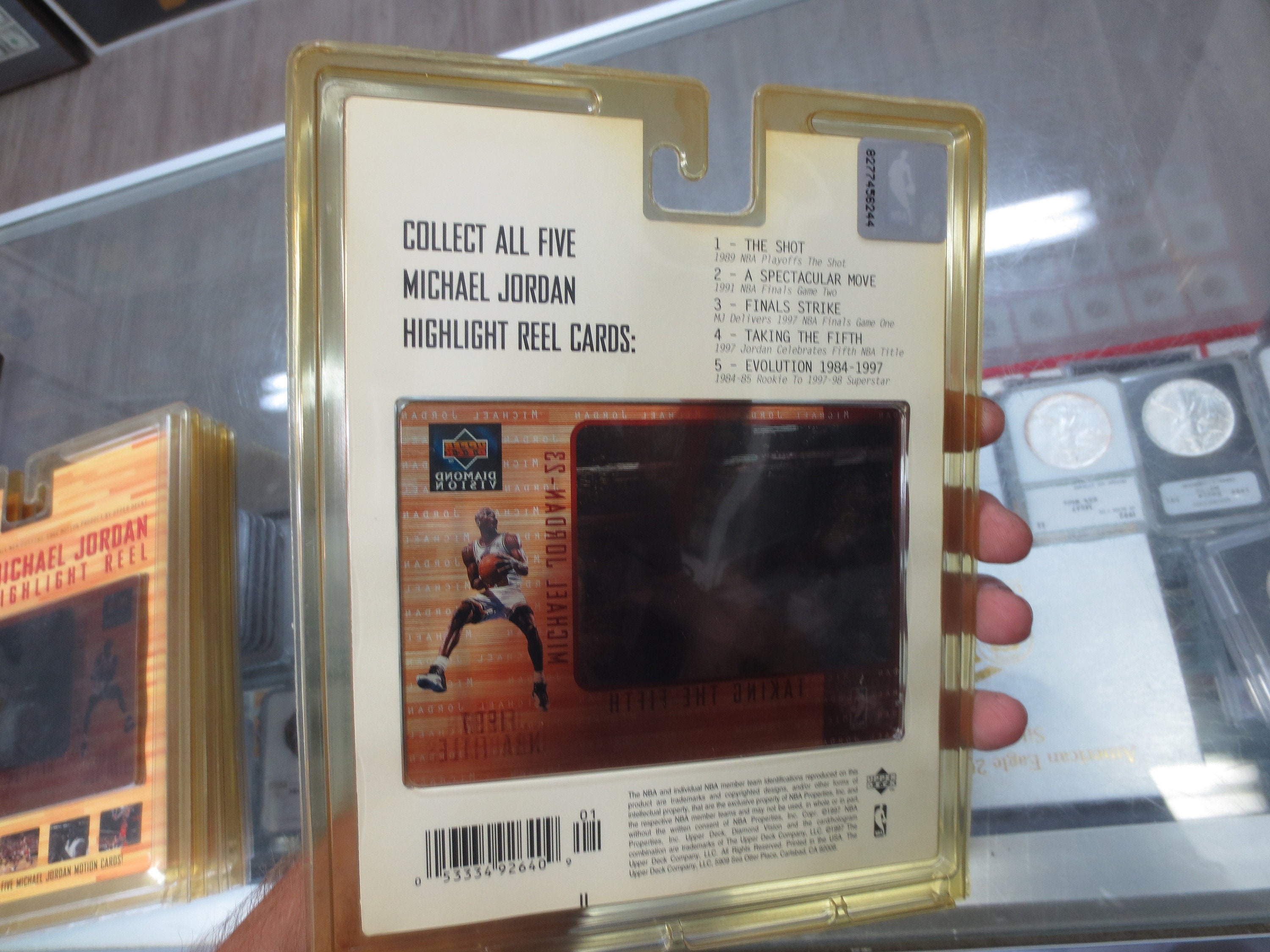 1 - 1997 Upper Deck Michael Jordan Highlight Reel Motion Vision 