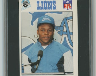 1 - 1989 Oscar Mayer Barry Sanders #11 (RC) SGC 84