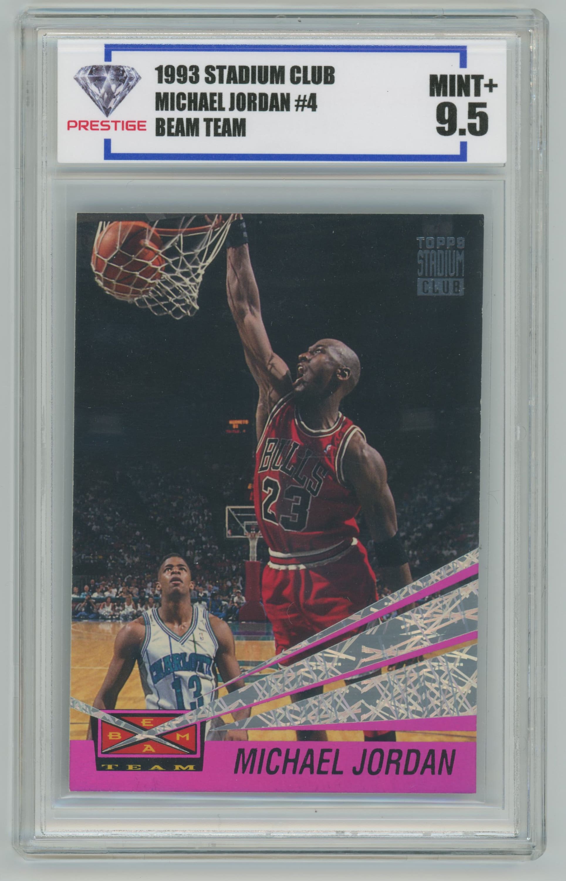 1993 Stadium Club Beam Team MICHAEL JORDAN #4 Graded Mint+
