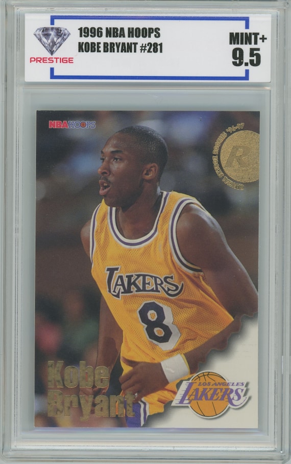 1996 NBA Hoops KOBE BRYANT #281 Mint+ 9.5 - Etsy